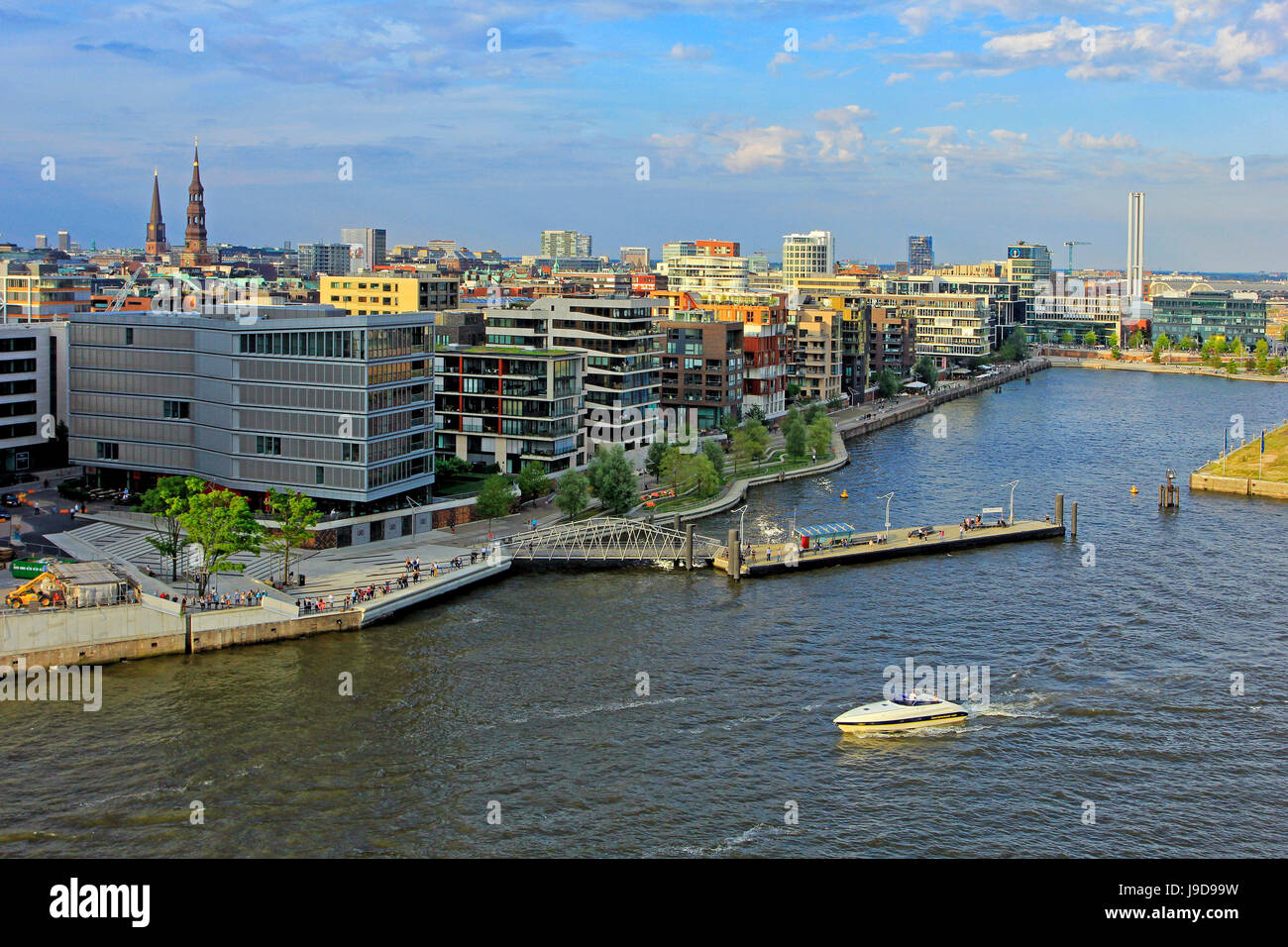 Hafen City, Hamburg, Germany, Europe Stock Photo