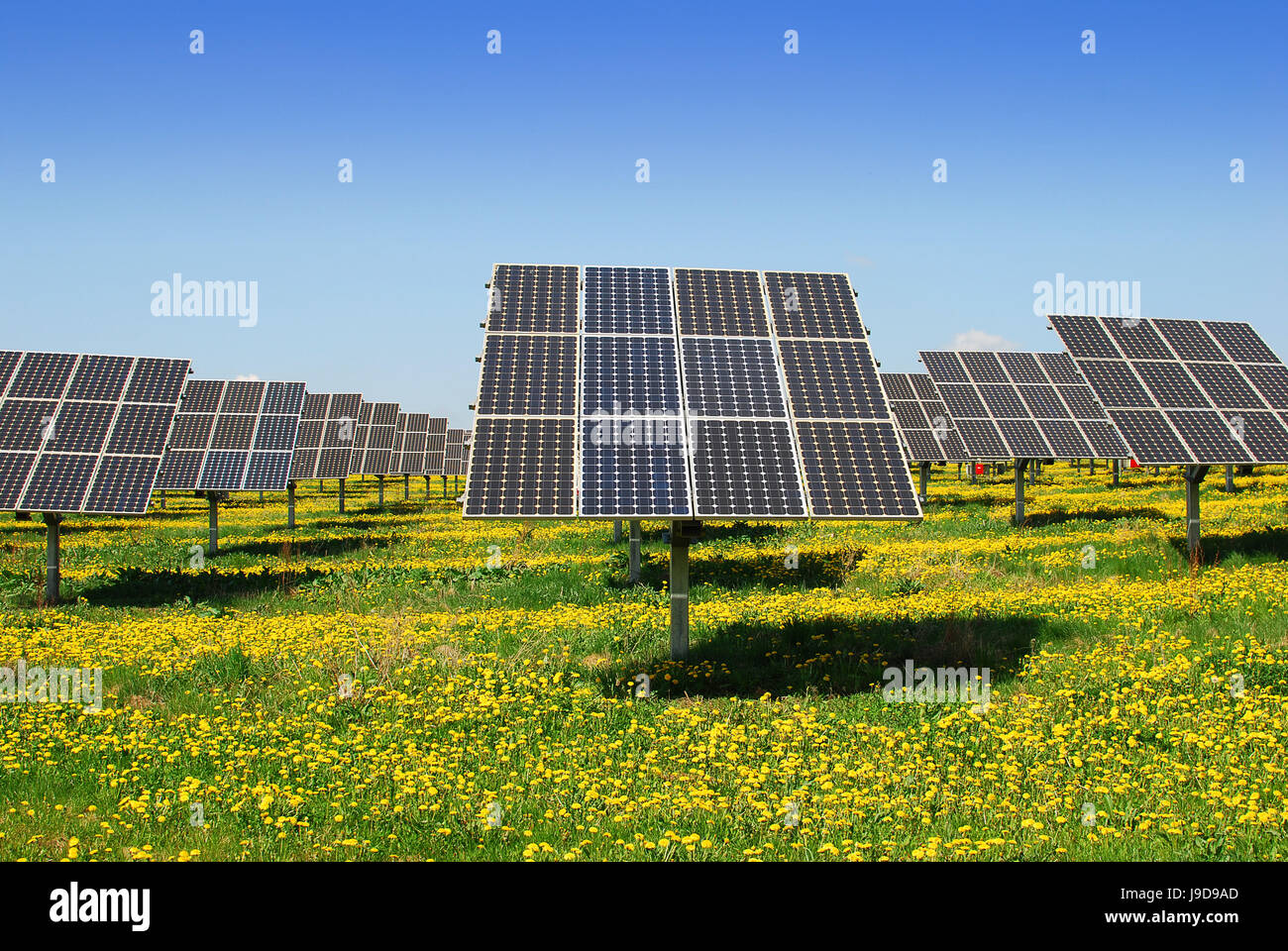Solar Power Plant Stock Photo Alamy