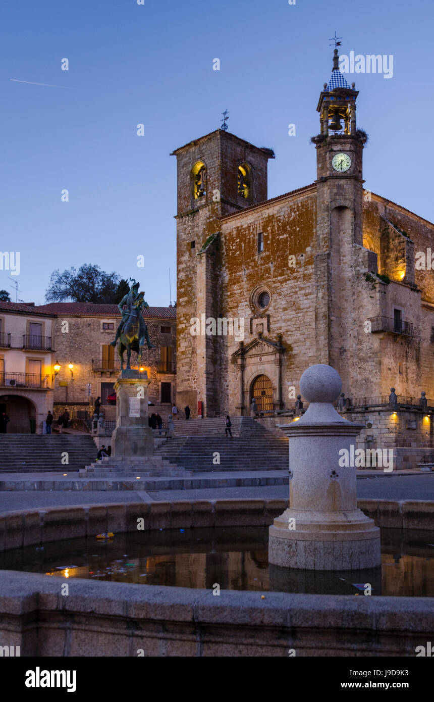 Church of San Martin, Trujillo, Caceres, Extremadura, Spain, Europe Stock Photo