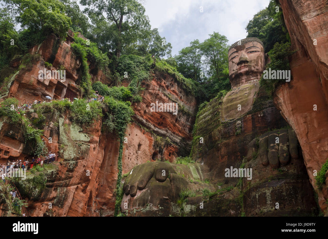 Leshan Giant Buddha, UNESCO World Heritage Site, Leshan, Sichuan Province, China, Asia Stock Photo