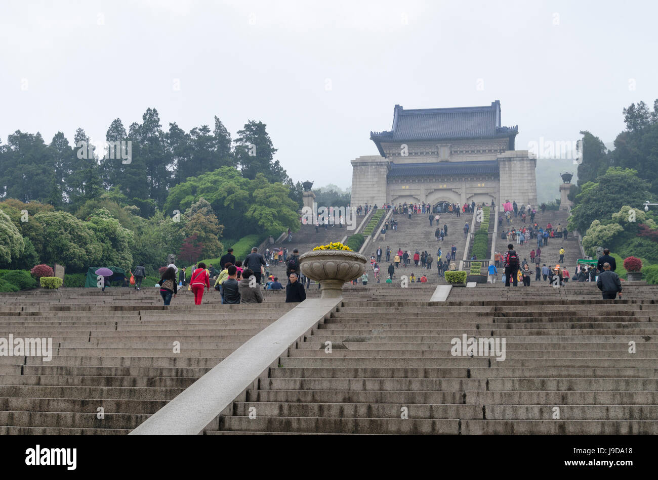 Mausoleum of Dr. Sun Yat-sen, Nanjing, Jiangsu province, China, Asia Stock Photo
