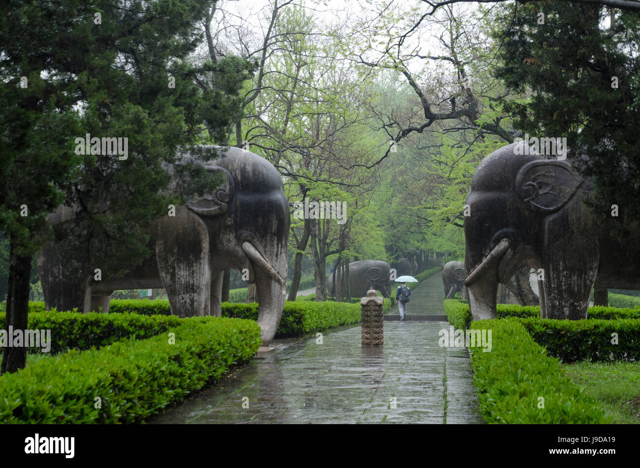 Xiaoling Tomb, Nanjing, Jiangsu province, China, Asia Stock Photo