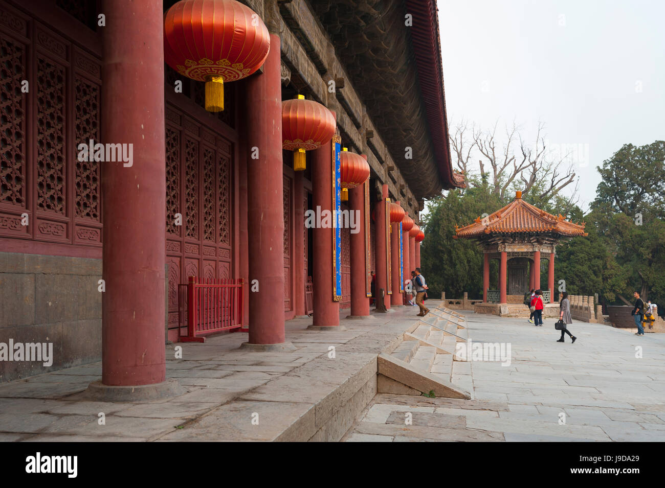Dai Temple, Taian, Shandong province, China, Asia Stock Photo