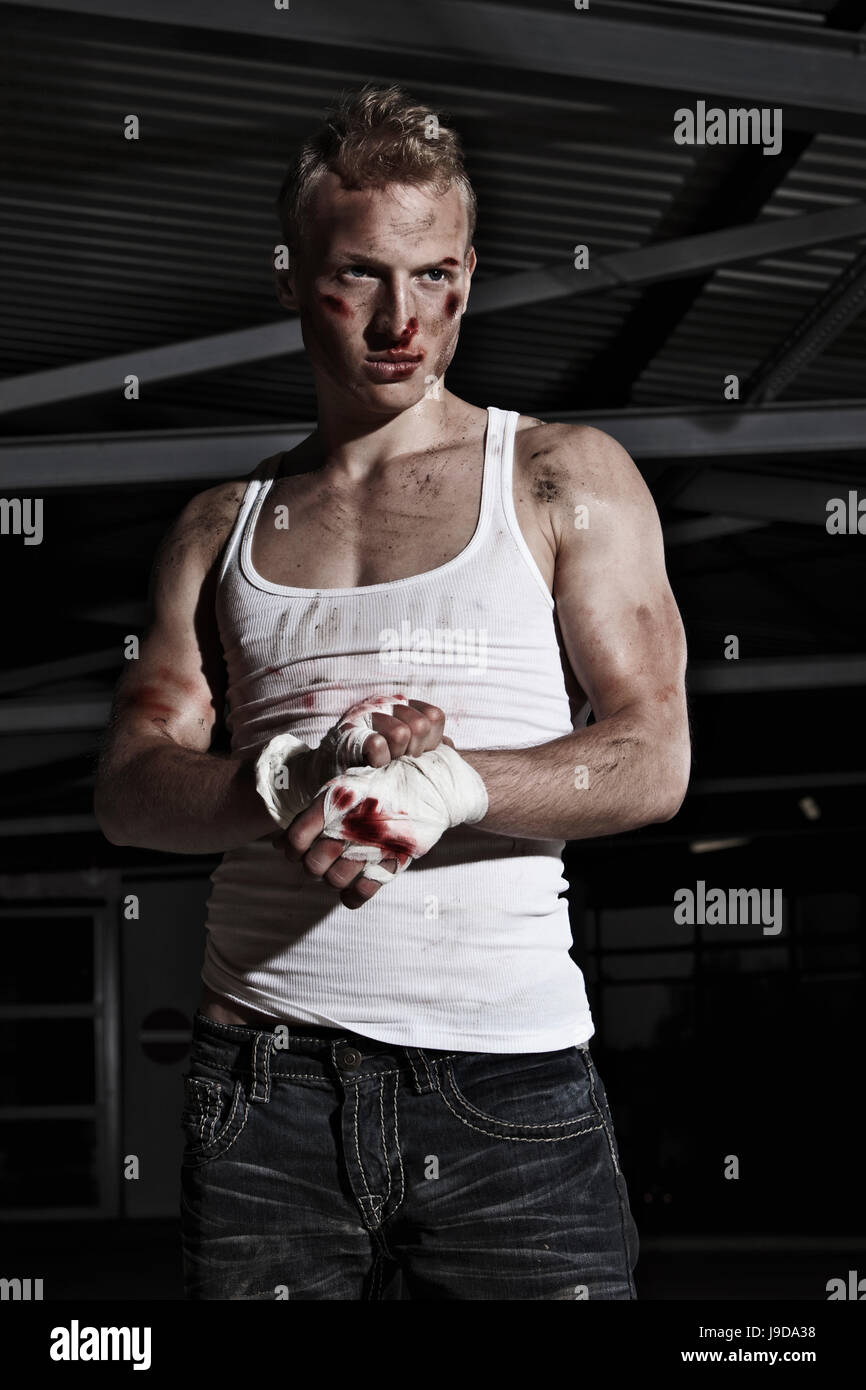 fight, pain, force, competitive sport, defend, brutal, boxing, man ...