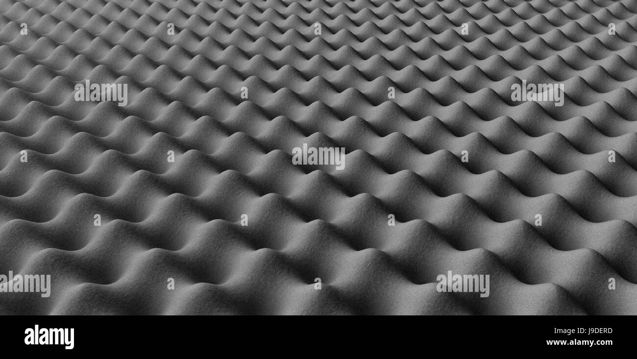 sound, foam, patterned, pattern, grey, gray, sound foam, sound proofing, sound Stock Photo