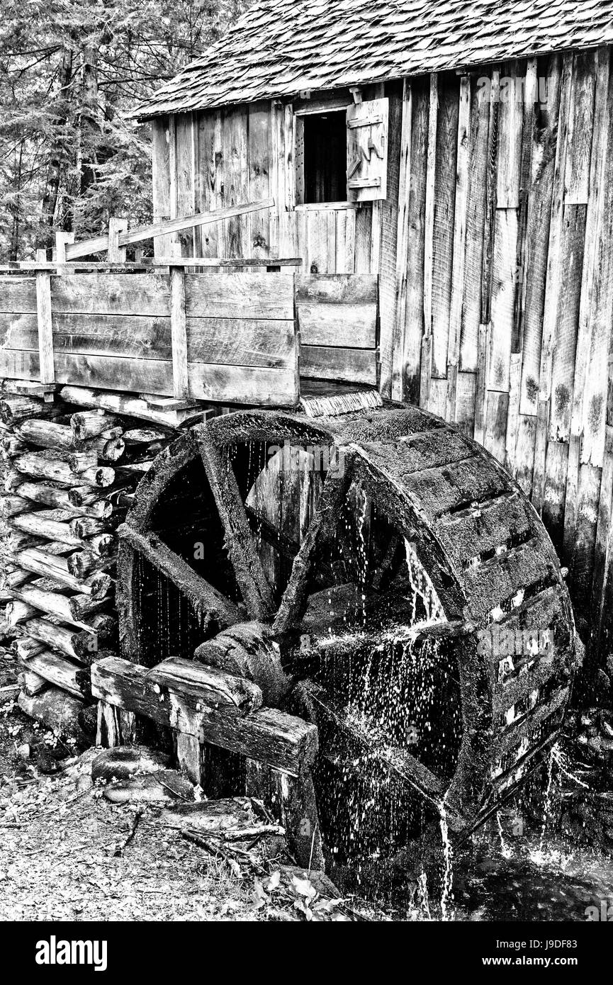 The Mill At Cades Cove Stock Photo Alamy