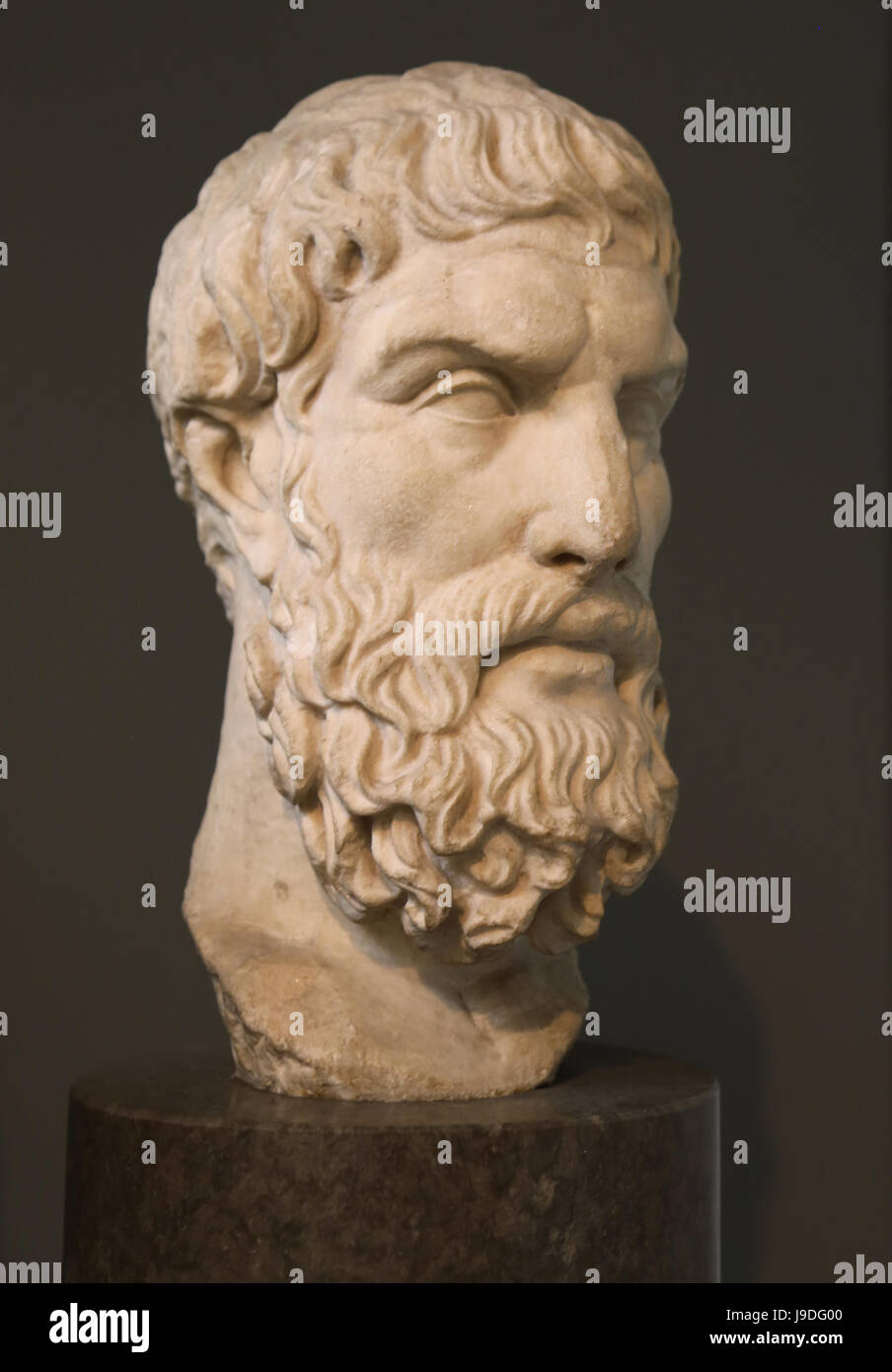 Epicurus (341270 BC). Ancient Greek philosopher. Roman copy of a Greek