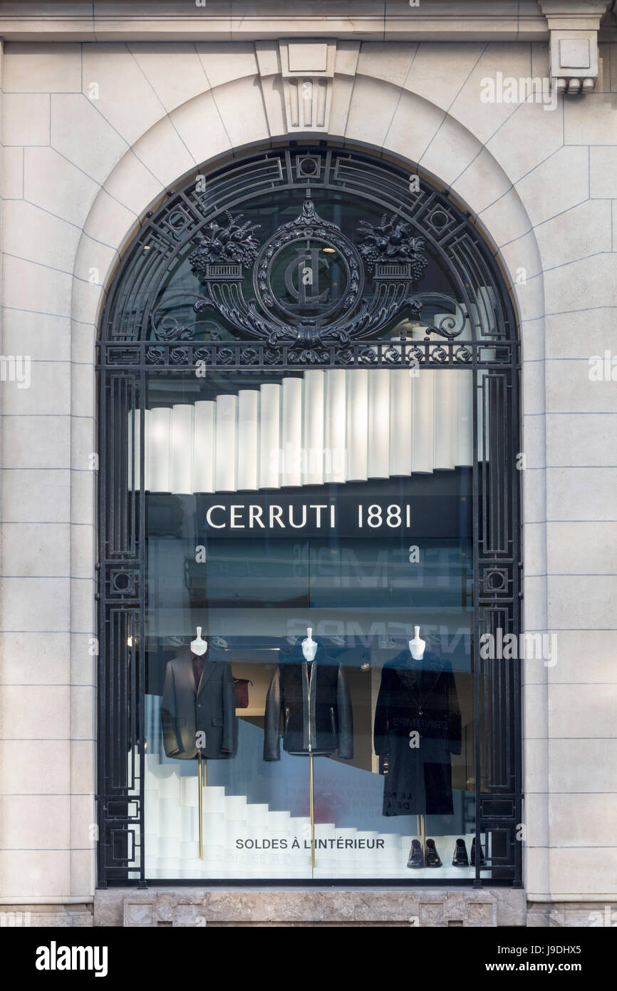 Cerruti 1881 store, Paris, France Stock Photo - Alamy