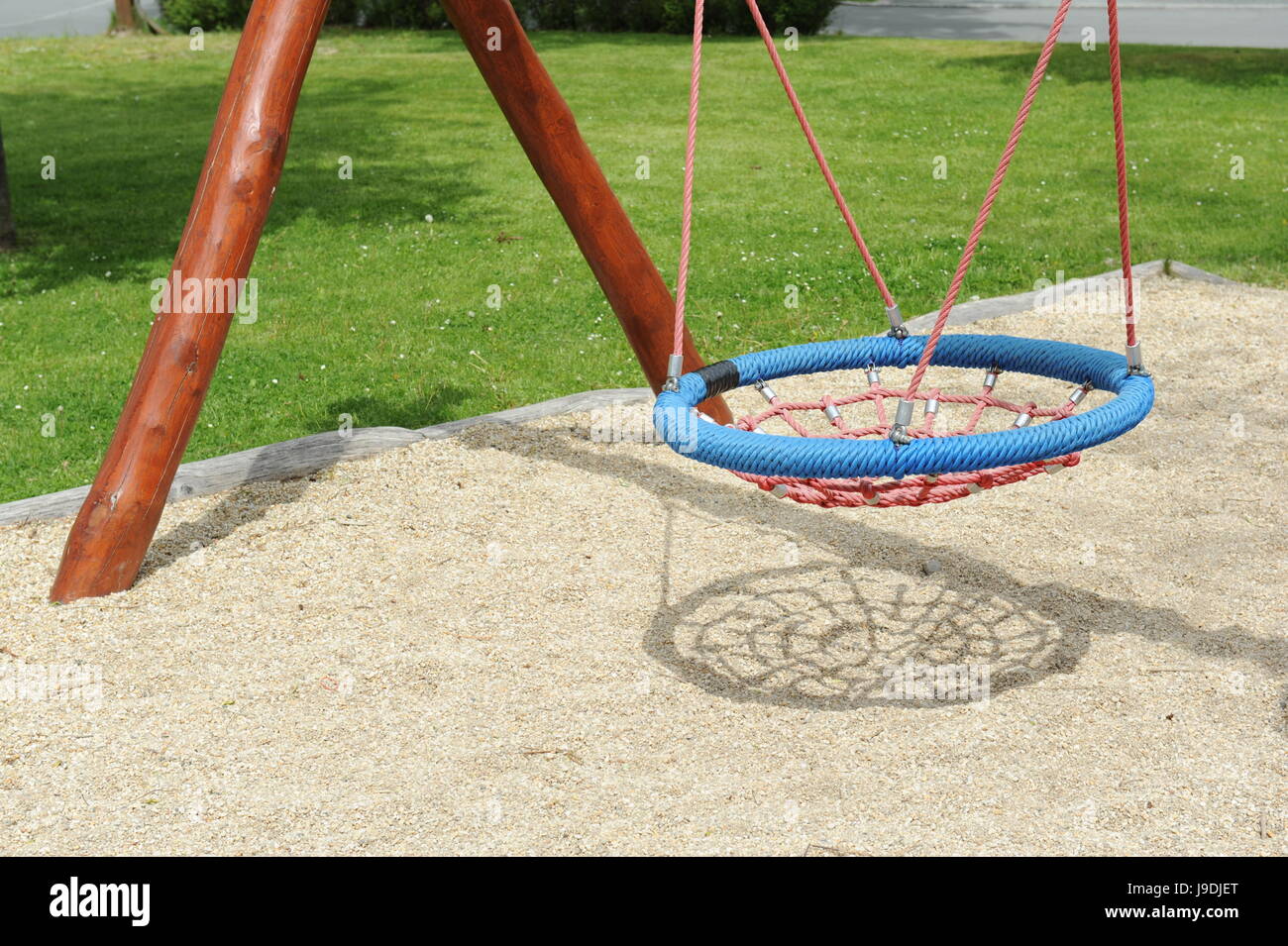 swing, playground, net, swinging, swing, gravitation, centrifugal force, sands, Stock Photo
