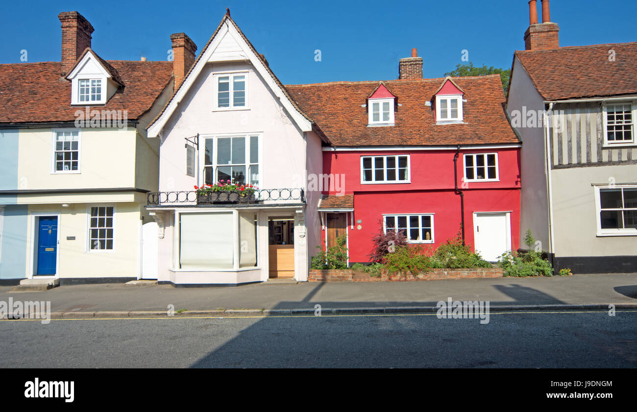 Coggeshall, Essex, Houses Stock Photo Alamy