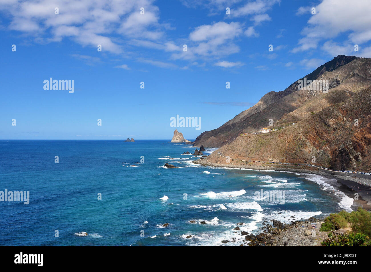 teneriffa, bizarre, isle, island, blue, motion, postponement, moving, movement, Stock Photo