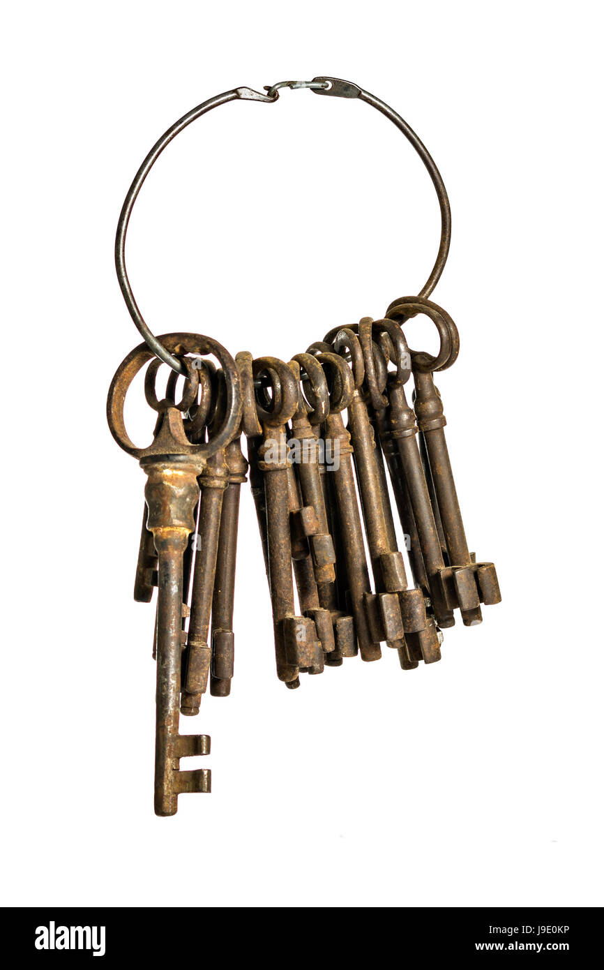 lock, antique, door, metal, rust, open, key, old, lock, close, macro, close-up, Stock Photo