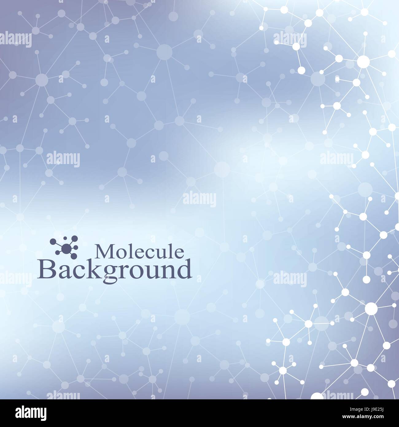 Colorful graphic background molecule and communication. Connection line ...