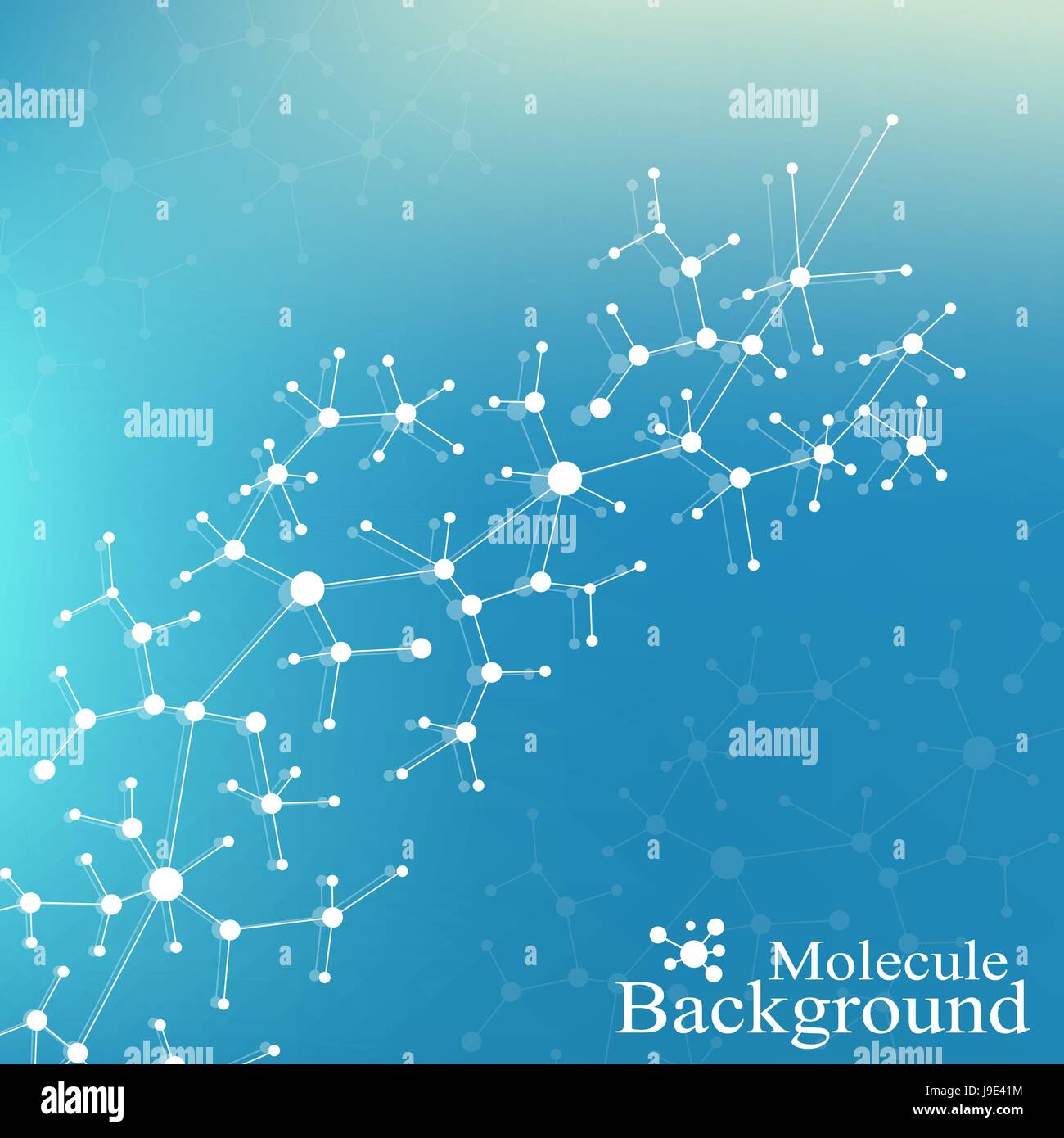 Structure molecule atom dna and communication background. Concept of ...