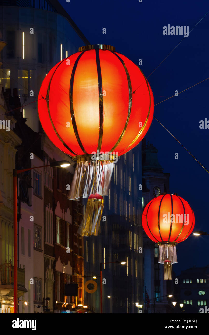 night, nighttime, london, lantern, city, night-live, chinese lantern, shine, Stock Photo