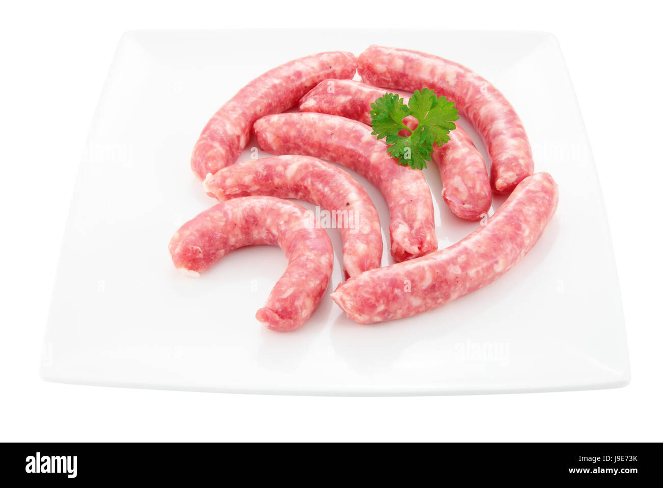 food, aliment, isolated, sausage, cholesterol, unhealthy, thick, wide