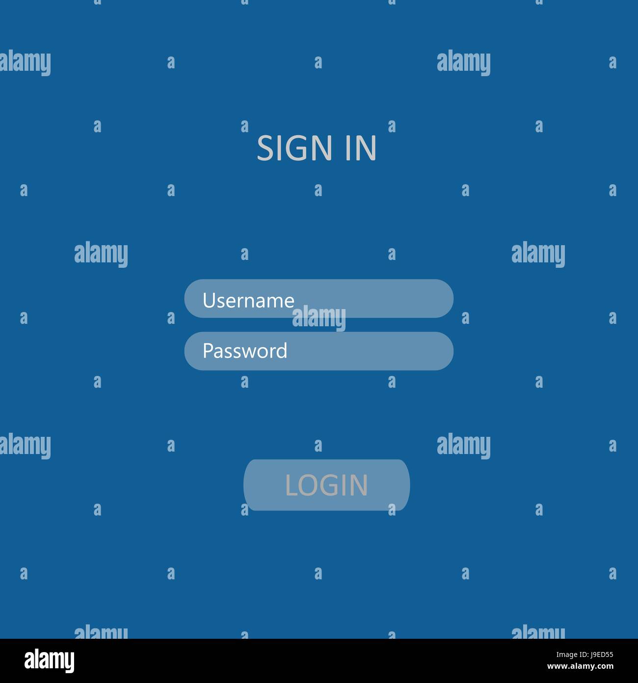 Login illustration Stock Vector Images Alamy