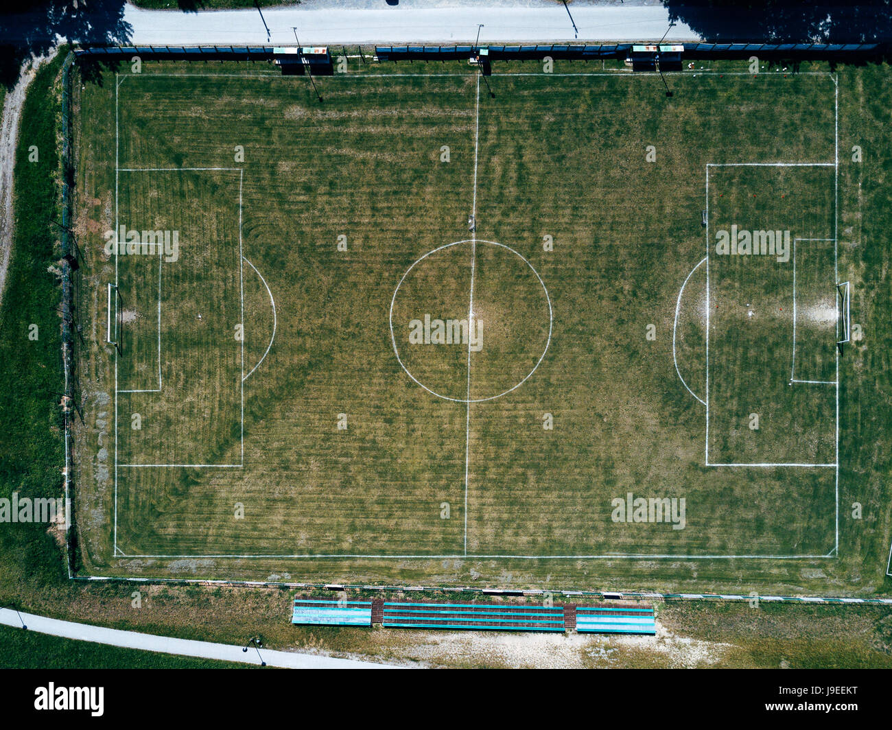 Soccer field top view hires stock photography and images Alamy