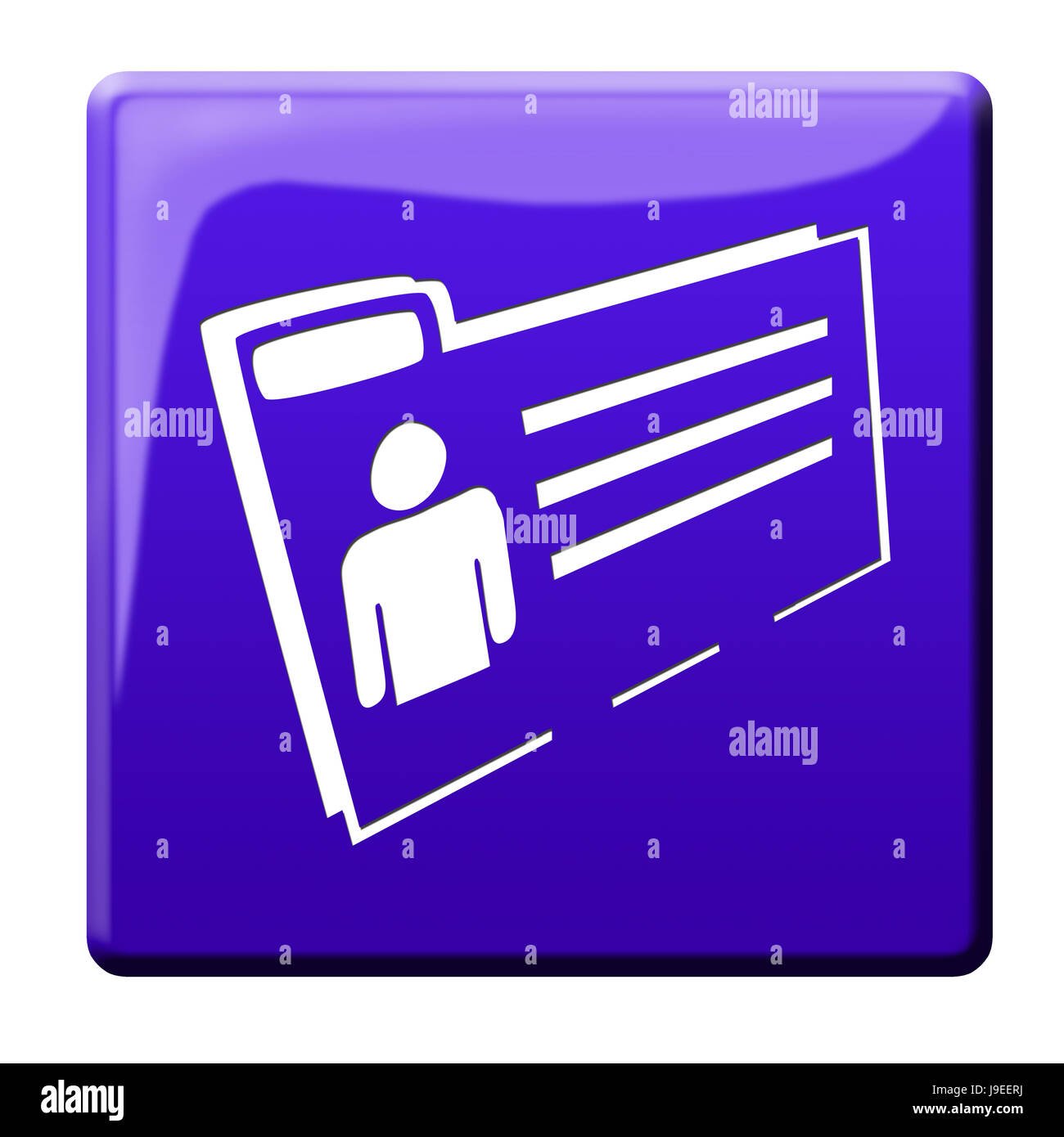 file, personal, personal file, pictogram, symbol, pictograph, trade symbol Stock Photo Alamy