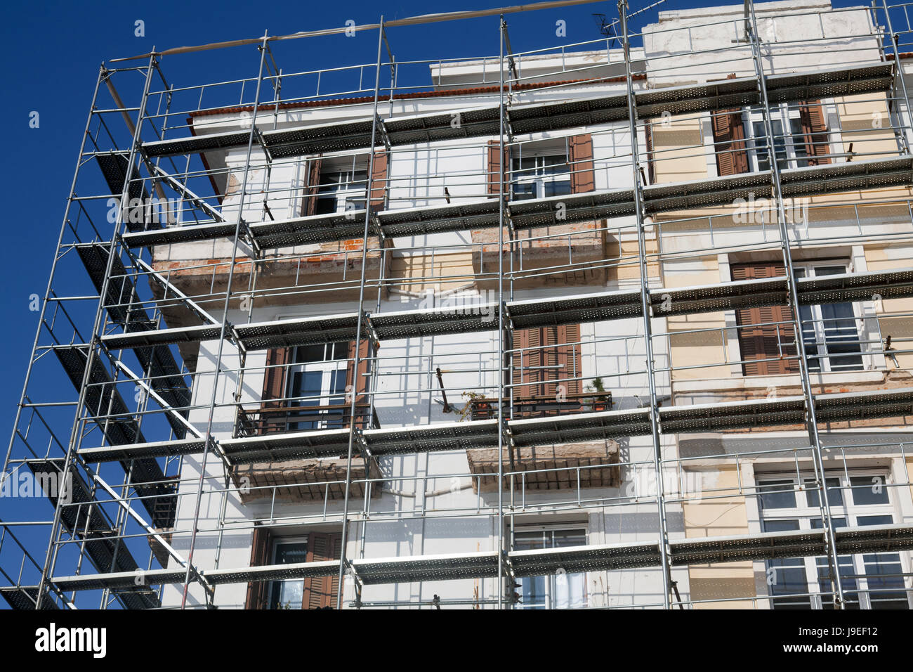 Scaffold Security Cladding metal, platform, scaffold, scaffolding, security, safety, dais ...