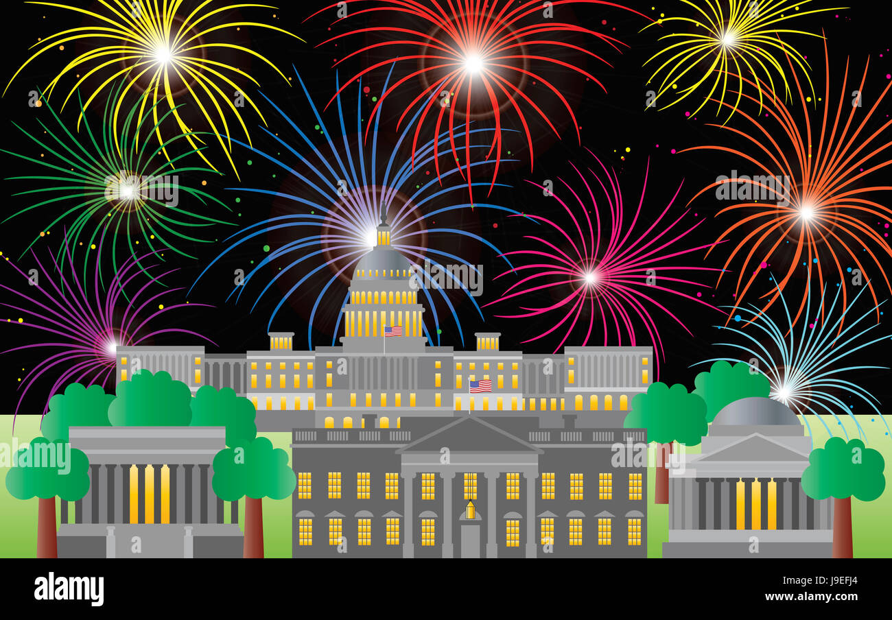 hill, usa, capital, capitol, firework, fireworks, building, house