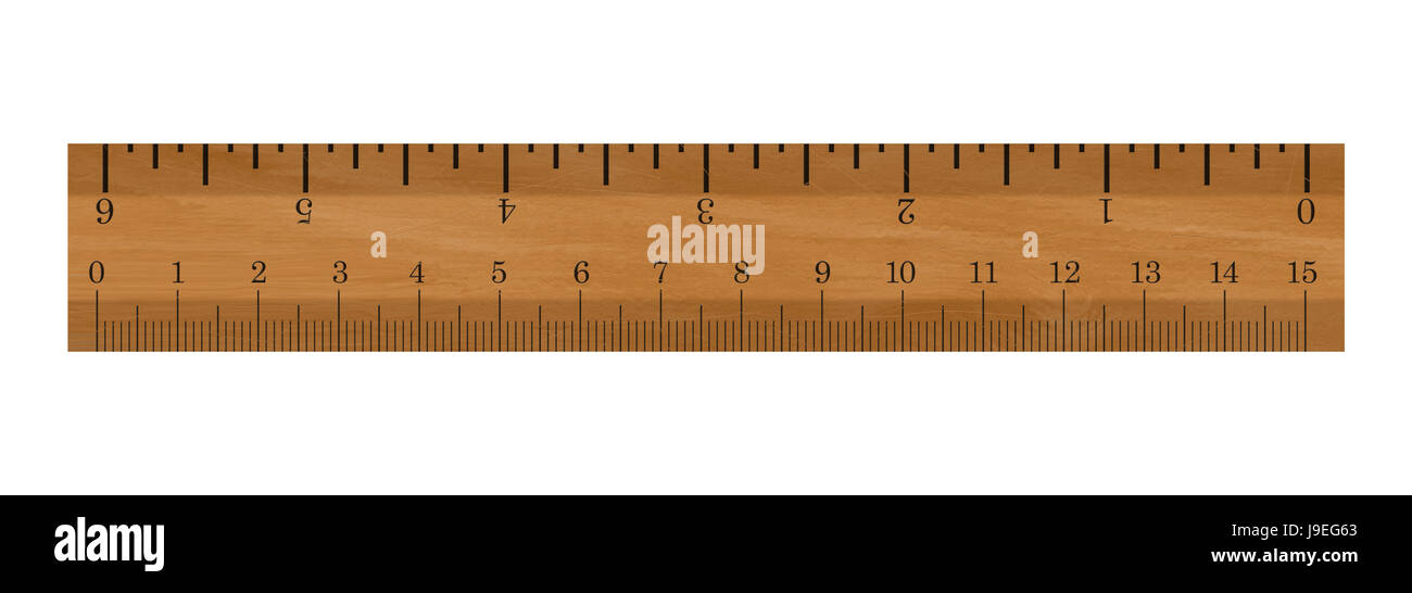 Old wooden ruler inches hi-res stock photography and images - Alamy