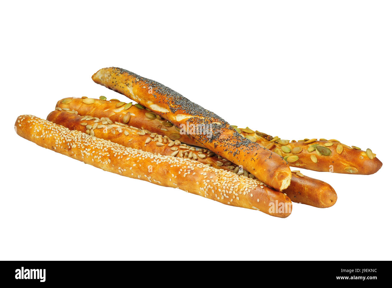 poppy, rods, bavarian, sesame, snack time, food, aliment, bavaria, basket, Stock Photo