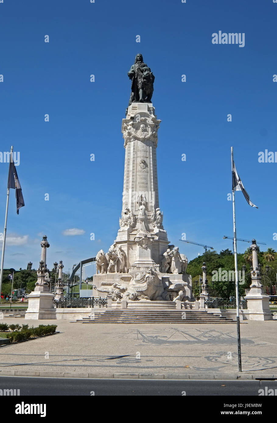 Parque Eduardo VII Lisbon Portugal Edward Park Stock Photo