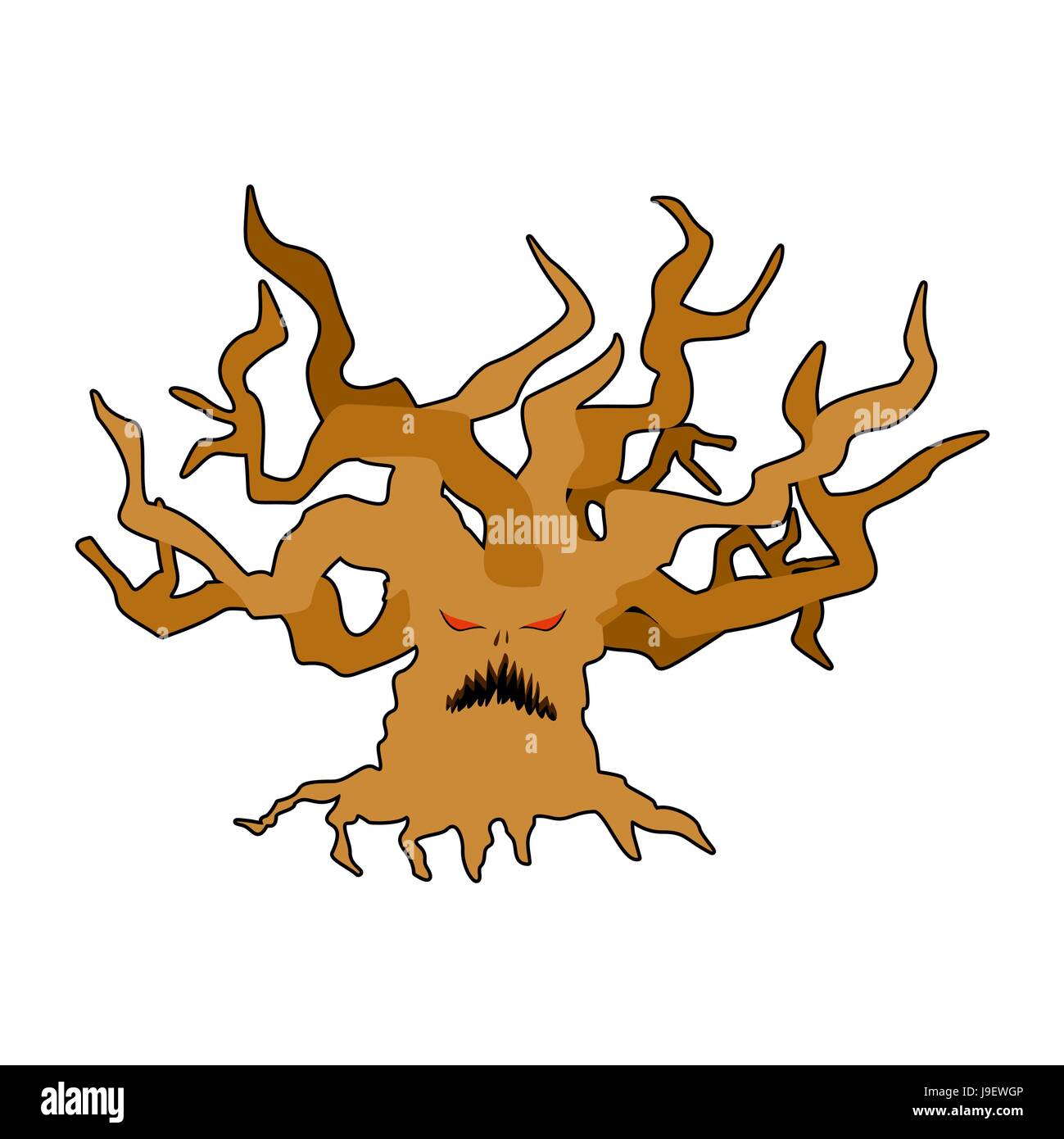 Scary tree branches Stock Vector Images Alamy
