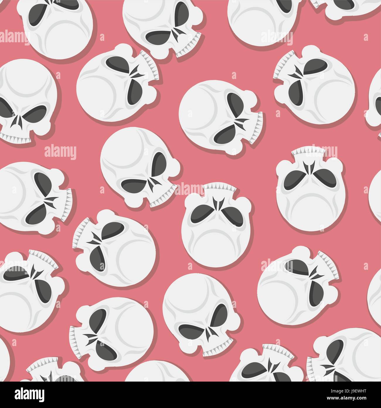 skull Seamless pattern Stock Vector Image & Art - Alamy