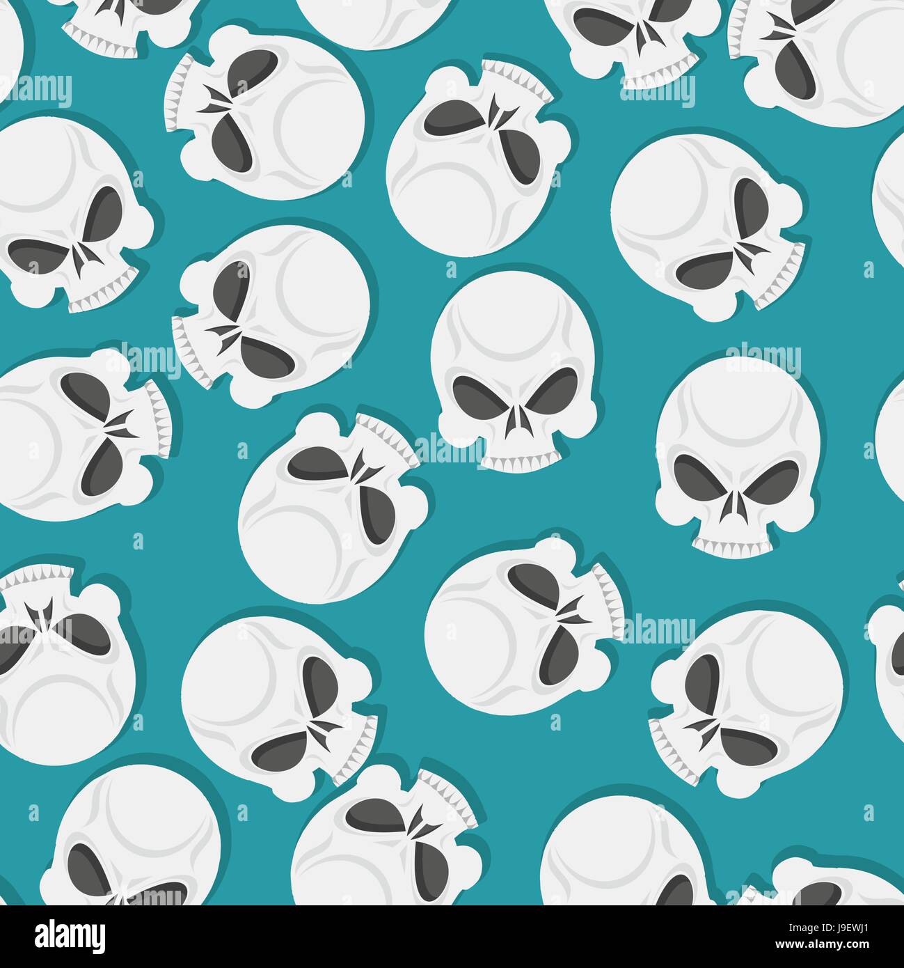 skull Seamless pattern Stock Vector Image & Art - Alamy