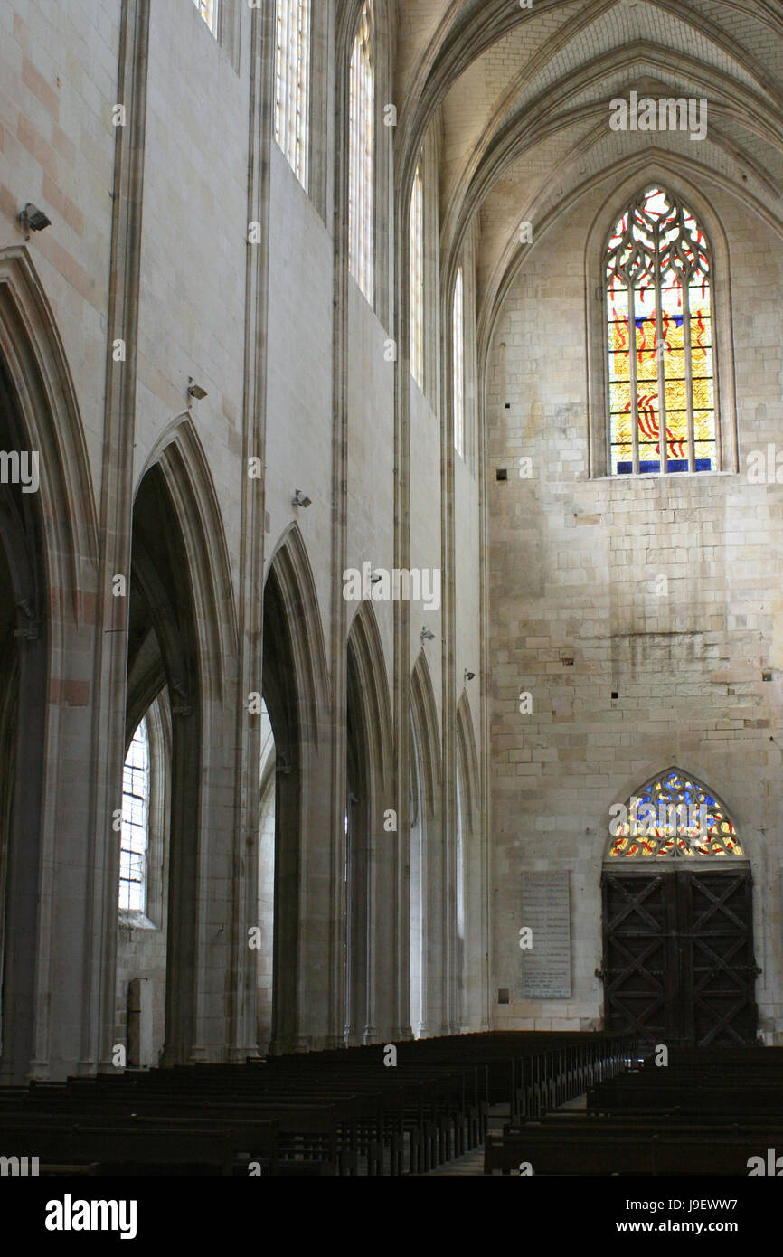 NotreDame de Cléry basilica in ClérySaintAndré (France Stock Photo