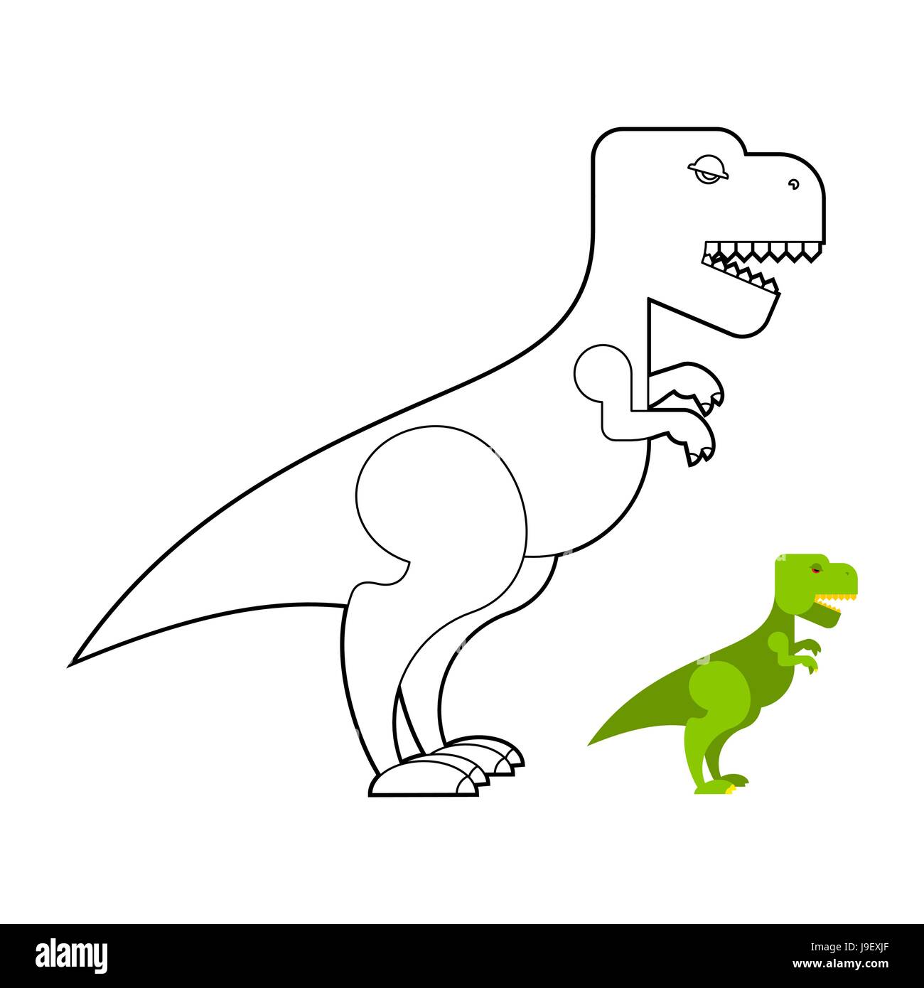 Tiranossauro Rex Small para colorir by PoccnnIndustriesPT on