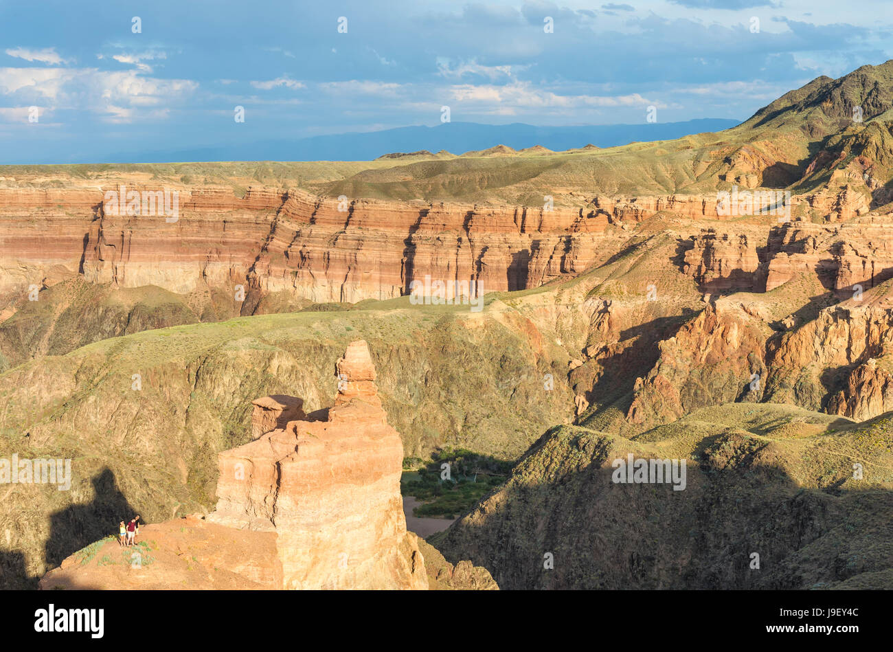 Sharyn Canyon National Park and the Valley of Castles, Tien Shan Mountains, Kazakhstan Stock Photo