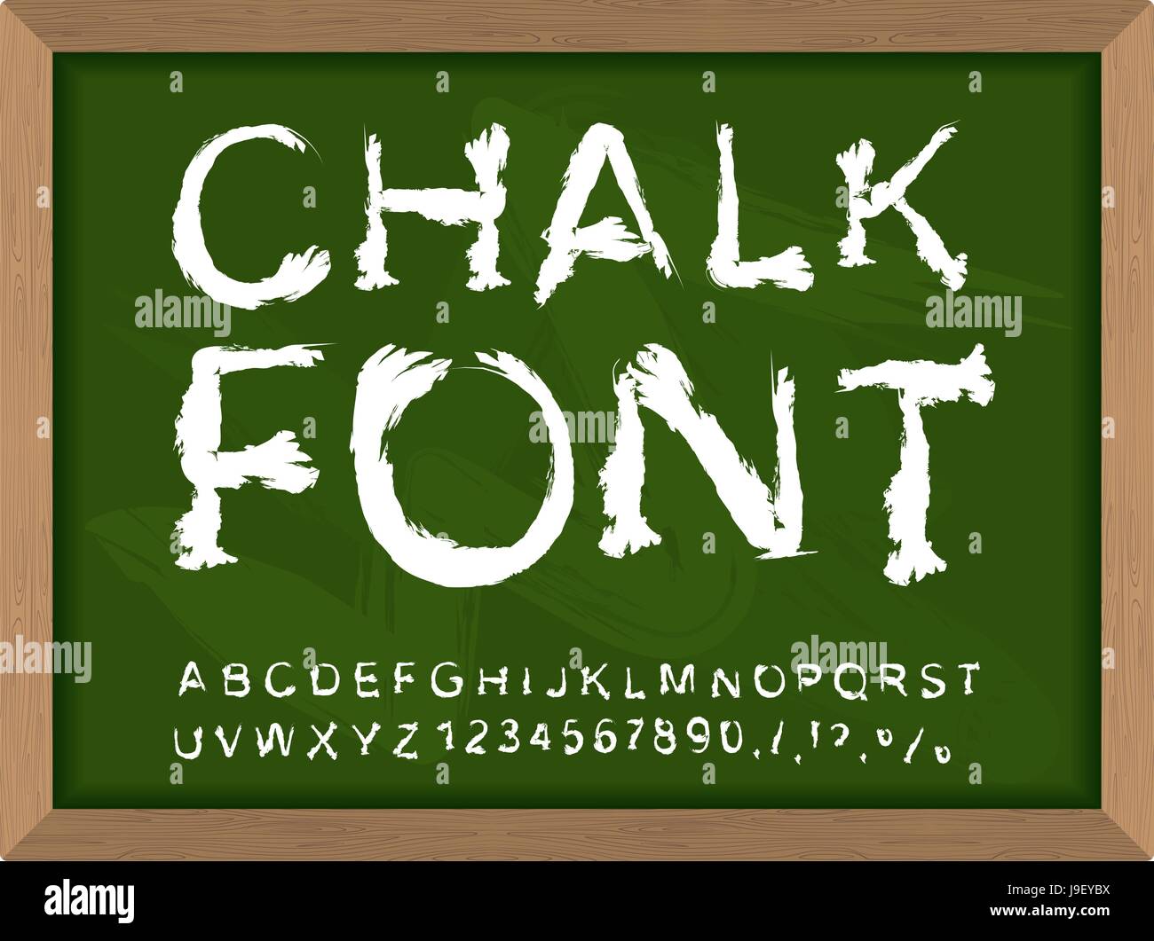 Uneven handwriting Stock Vector Images - Alamy