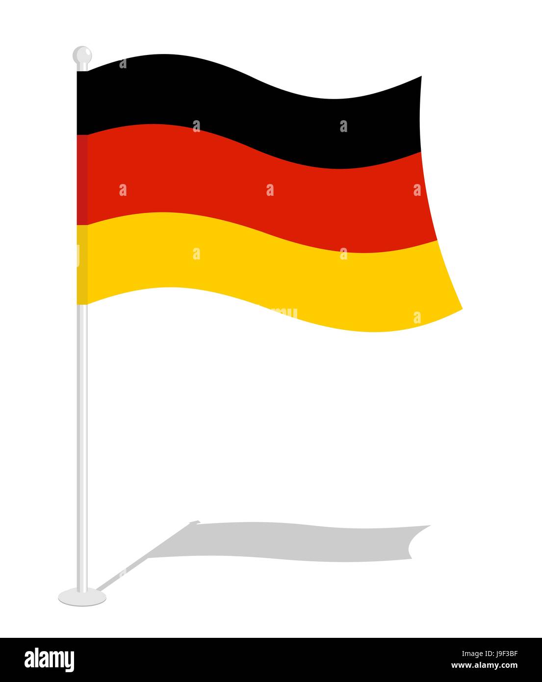 Germany Flag Official National Symbol Of German Republic Traditional German Flag Emerging European State Stock Vector Image Art Alamy