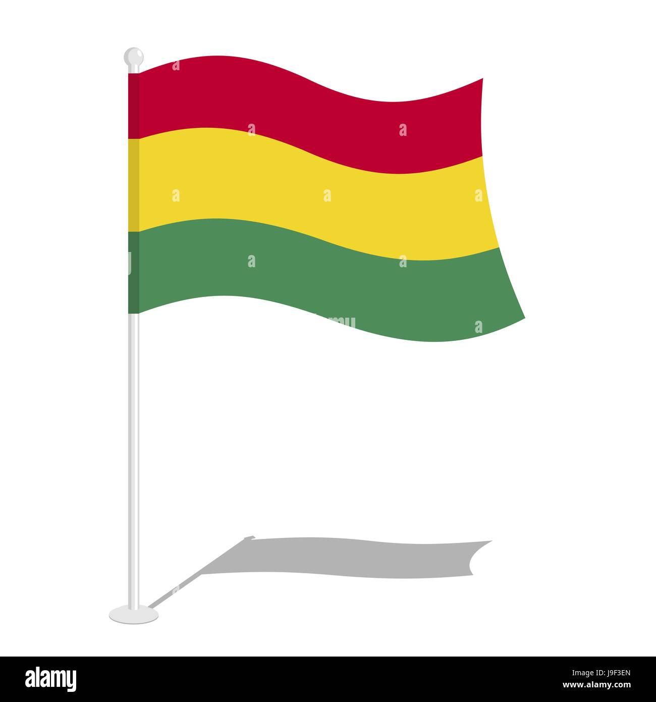 Bolivia Flag. Official national symbol of Bolivia rspubliki