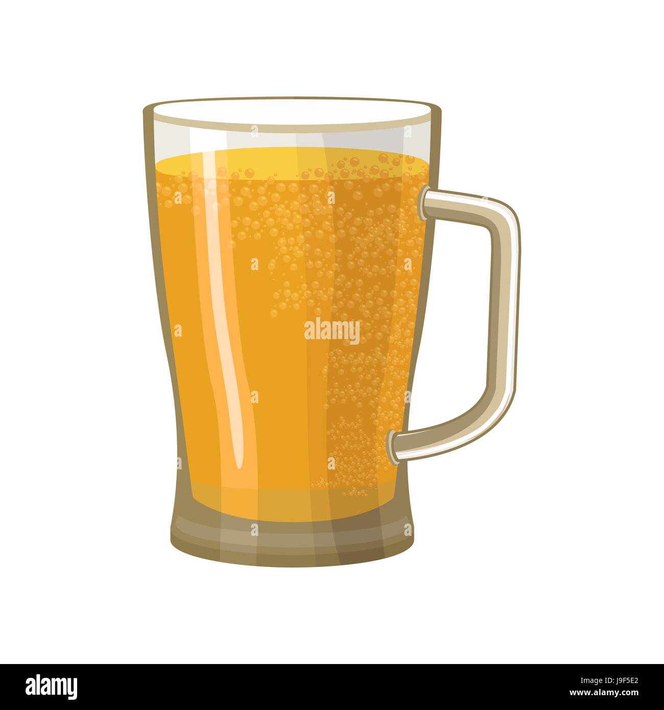 Beer Mug isolated. pot alcohol. Foam drink Stock Vector Image & Art - Alamy