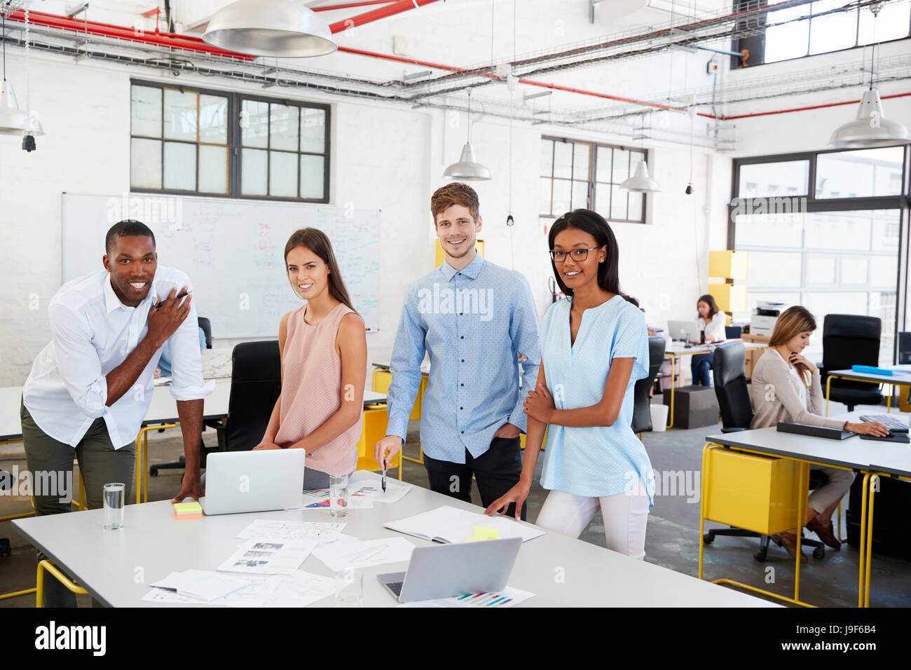 Black business co workers using hi-res stock photography and images - Alamy