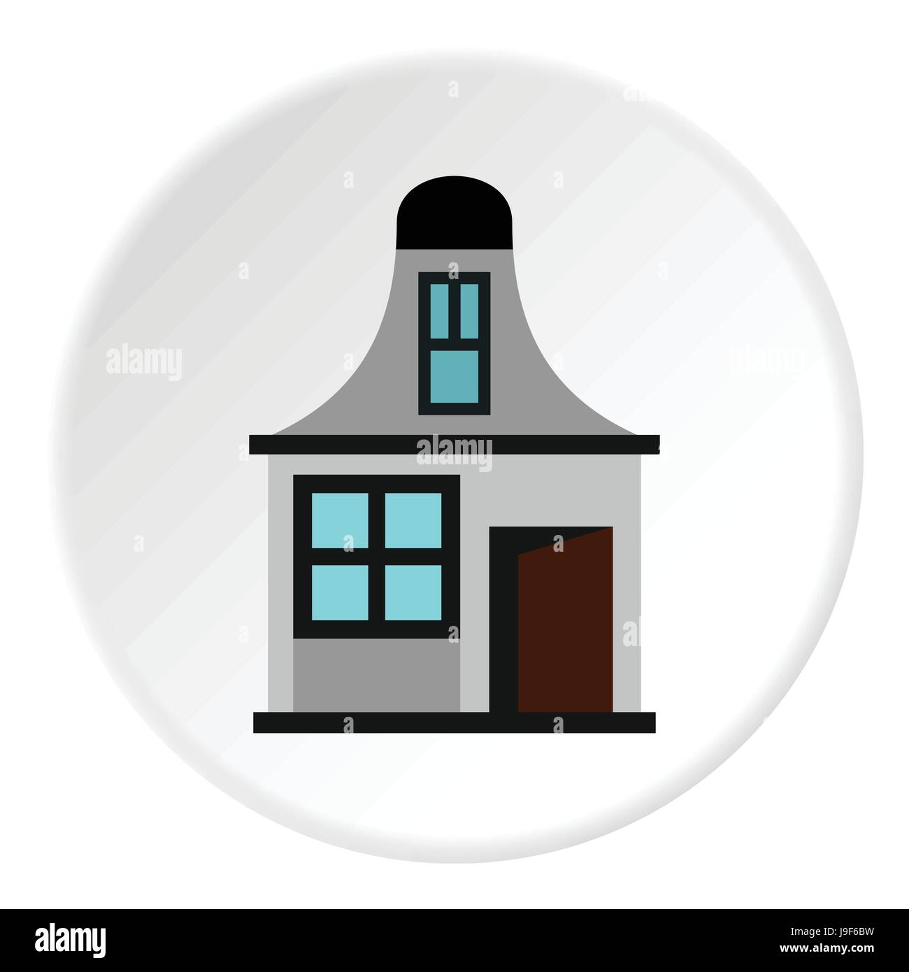 Small house icon, flat style Stock Vector Image & Art - Alamy