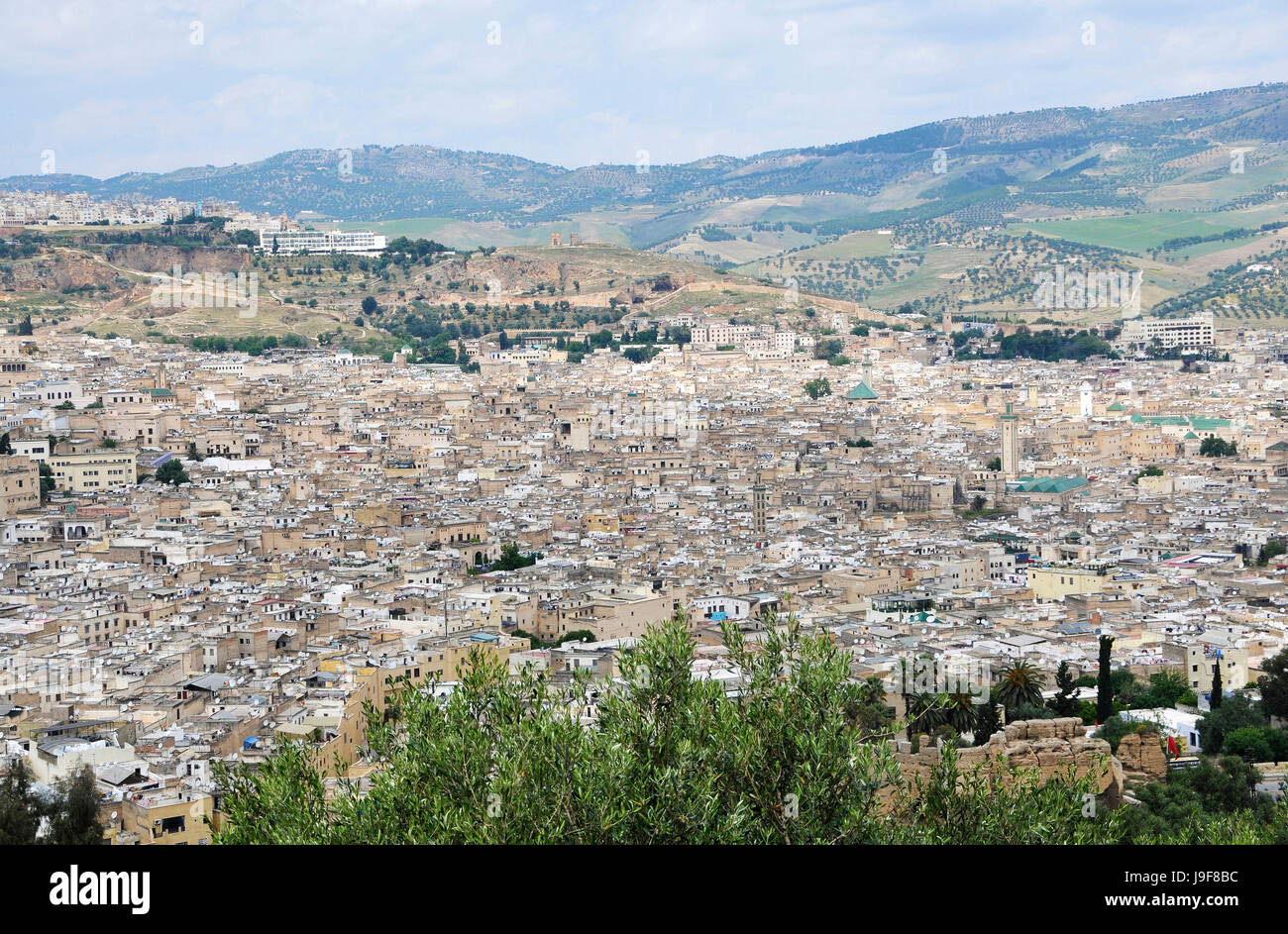 africa, north africa, morocco, historical, city, town, hill, africa, north Stock Photo