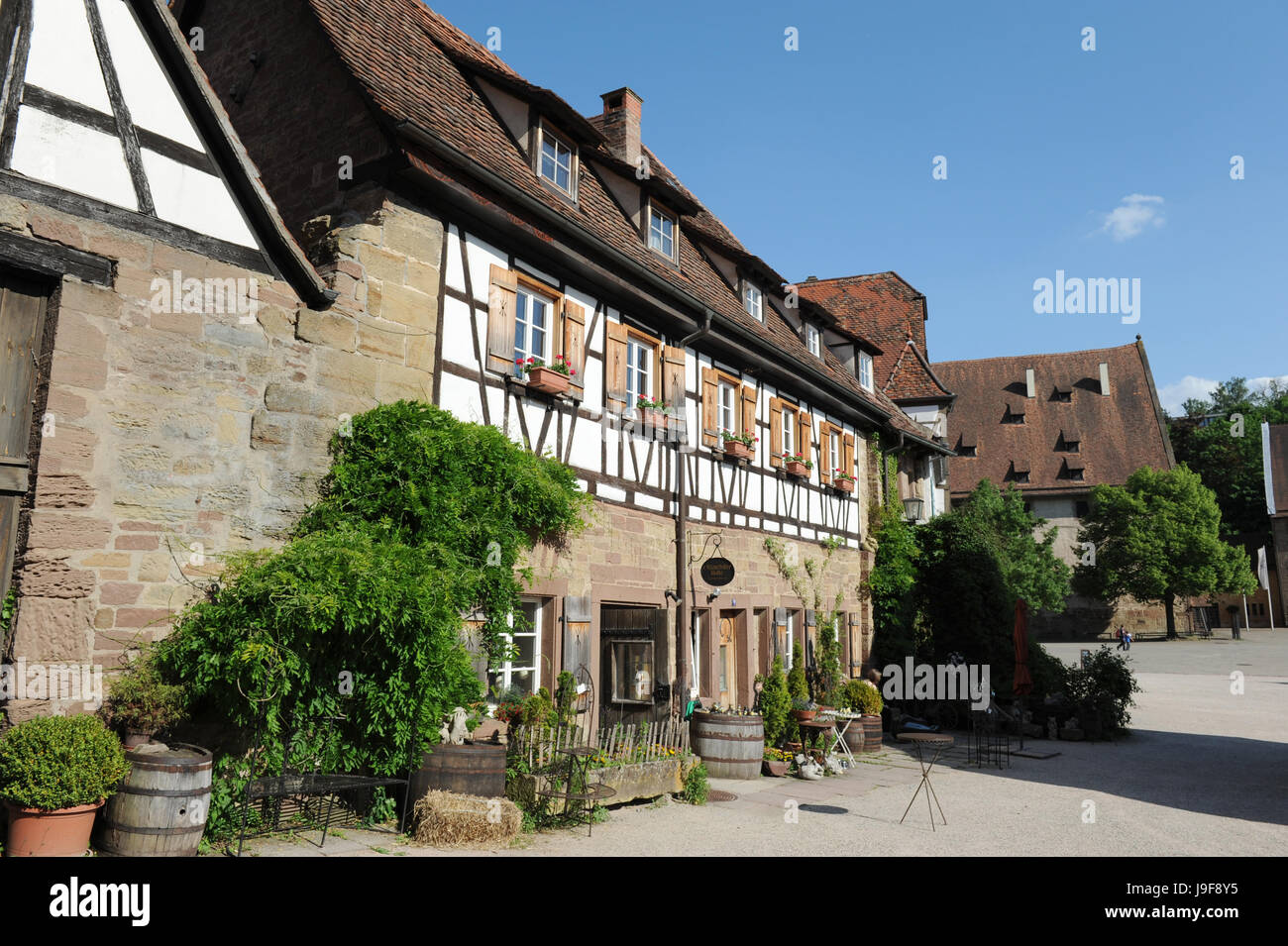 restaurant, historical, monastery, world cultural heritage, convent, house, Stock Photo