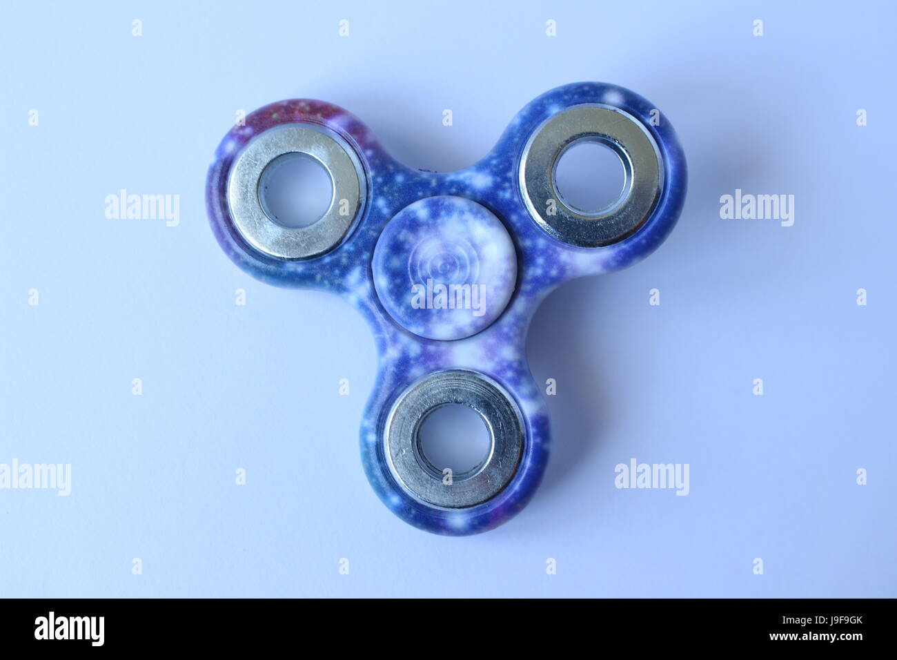 Toy stress spinner hand for child and adult colorful Stock Photo