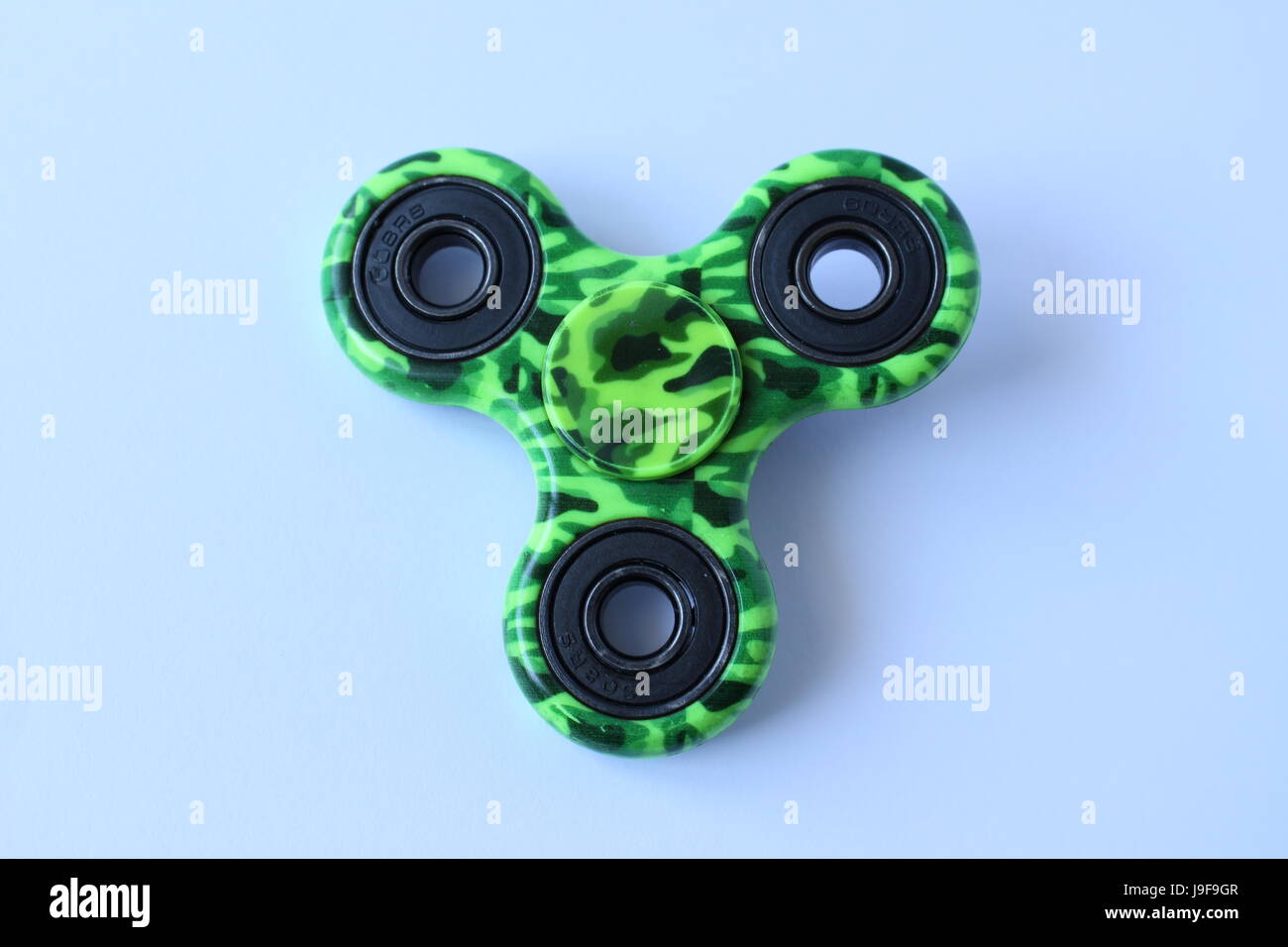 Toy stress spinner hand for child and adult colorful Stock Photo