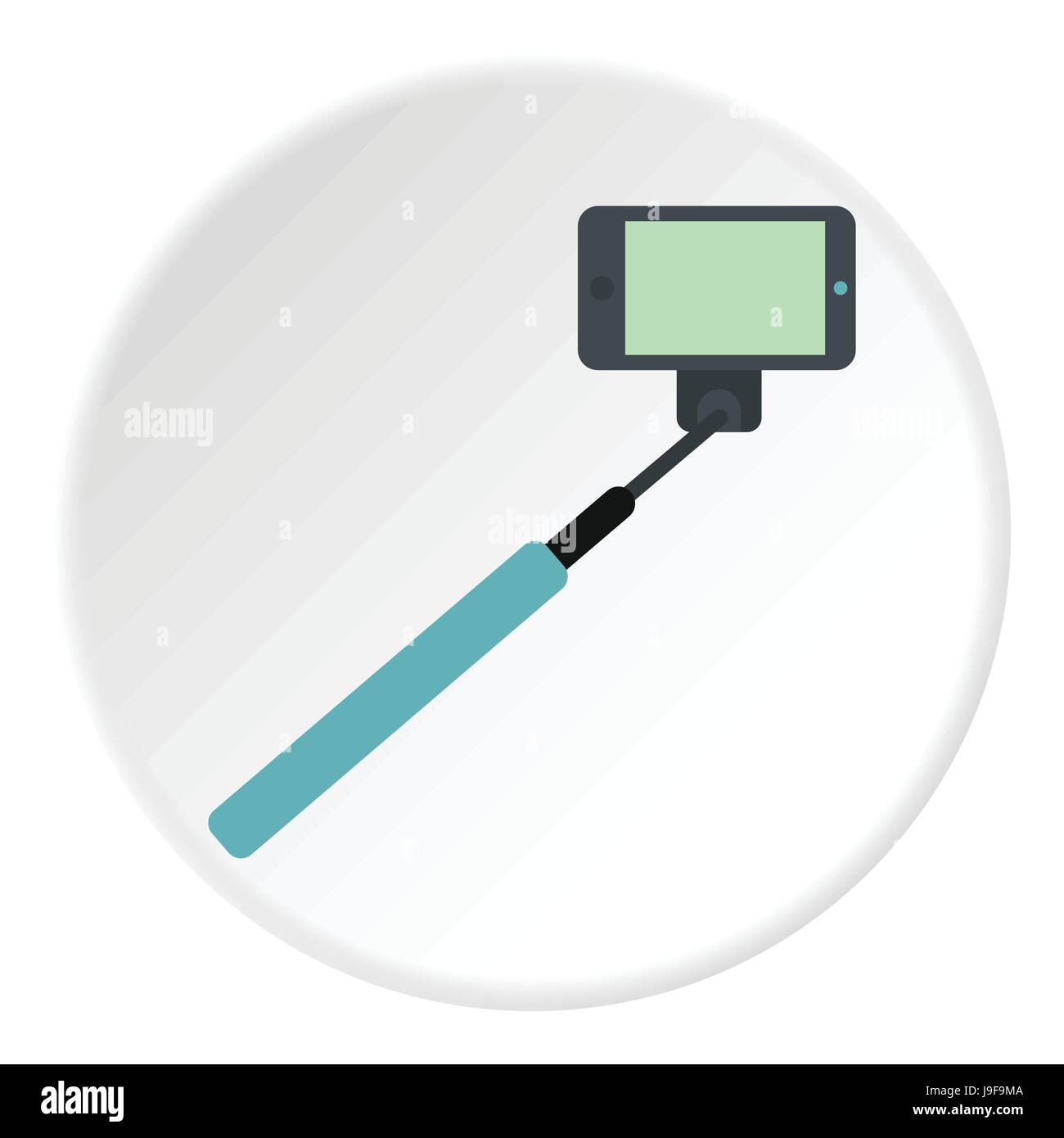 Selfie monopod stick icon, flat style Stock Vector Image & Art - Alamy