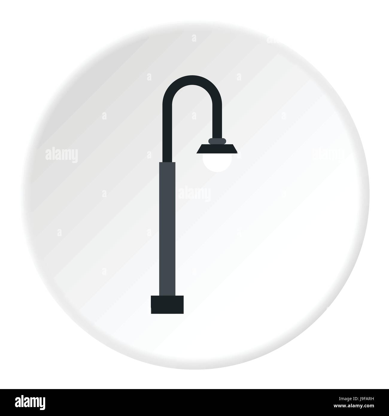 Long lantern icon flat hi res stock photography and images Alamy
