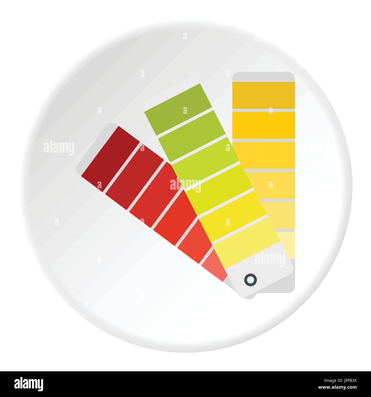 Paper color palette icon, flat style Stock Vector Image & Art - Alamy