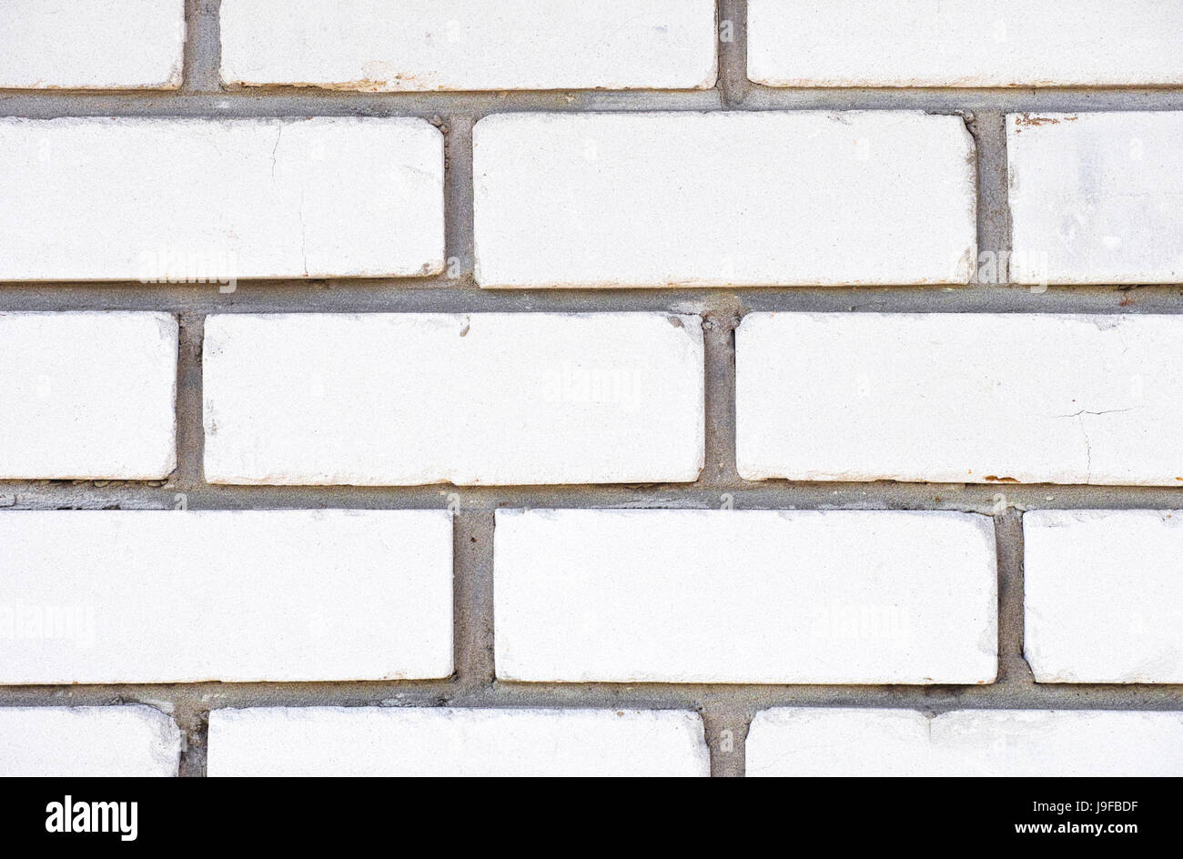 White brick wall. Full frame Stock Photo - Alamy