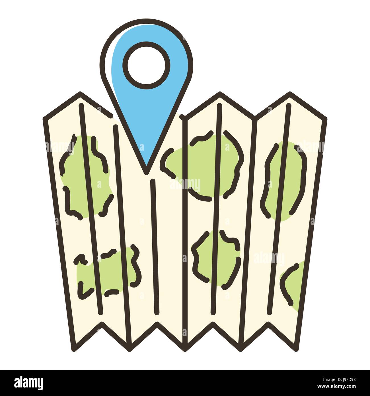 Location map icon, flat style Stock Vector Image & Art - Alamy