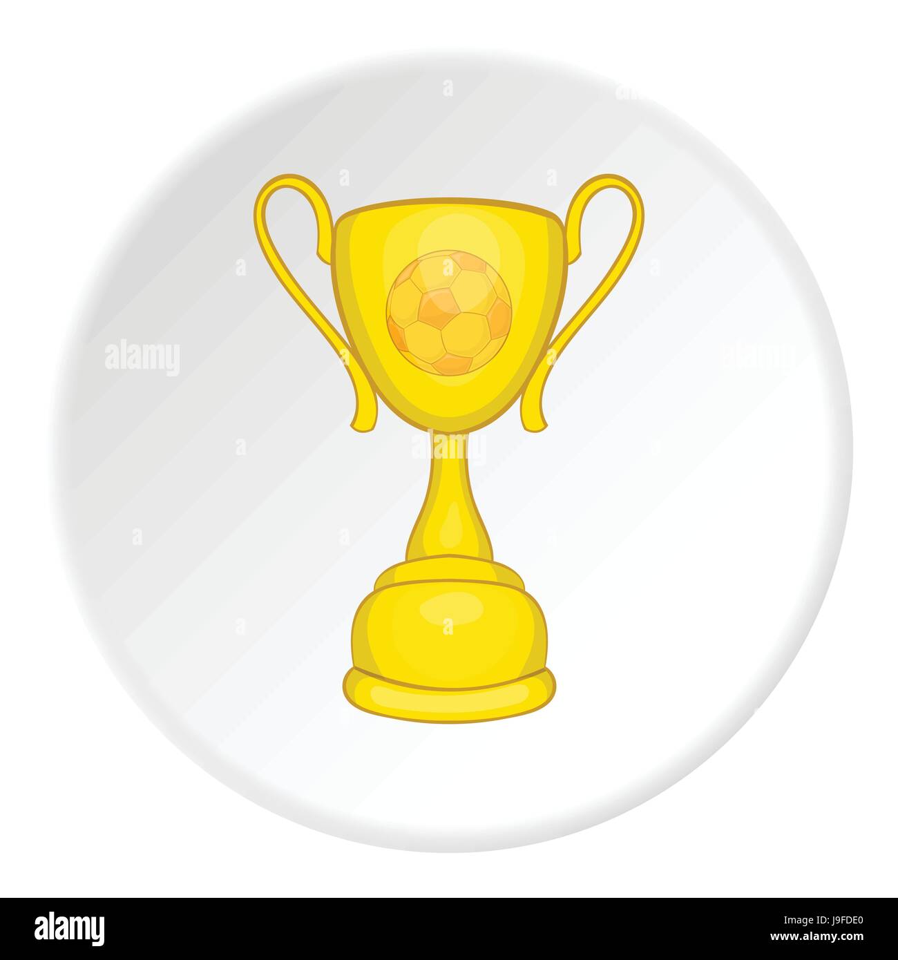 Golden trophy cup icon, cartoon style Stock Vector Image & Art - Alamy